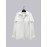 Plus Size, Plus Size Women's Elegant Long Sleeve Blouse with Oversized Collar & Ruffled Mandarin Collar - Semi-Sheer Wrinkle-Resistant-Like Smock Jacket-like Top, Hand Washable All-Season Professional Shirt (No Elasticity) for Office
