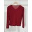 Plus Size - Elegant V-Neck Blouse with Ruched Detail - Long Sleeve, Solid Brown, Medium Stretch Fabric, Perfect for Evening Outfits, Ladies Blouses