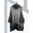 Plus Size, Women's Plus Size Elegant Blouse - Semi-Sheer Asymmetrical Shirt with Stack Neckline, Lightweight Chic Tops for Casual & Formal Events - Machine Washable Women's Clothing, Formal Attire, 3/4 Sleeve Design, Delicate Fabric