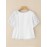 Plus Size, ZANZEA Women's Elegant Lace Patchwork Blouse - Short Sleeve Lace Collar & Sleeve Trim, Semi-Sheer Lace Panel Lightweight Summer Wedding Guest Dress Shirt, Plus Size Round Neck Blouse () for Party, Office, Casual - Machine