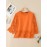 [Elegant Oversized Blouse] Plus Size, ZANZEA Women's Plus Size Elegant Oversized Blouse - Lightweight Short Sleeve-Like 3/4 Sleeve Crew Neck Shirt, Wrinkle-Resistant White & Colors, Structured Collar, Machine Washable - Office, Commuter & Casual Wear (No Stretch)