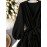 Plus Size - Plus Size, Women'S Elegant Red A-Line Maxi Dress with Puff Sleeve & V-Neck - Floor-Length Formal & Semi-Formal Party Wedding Guest Dress, Machine Washable Non-stretch Fabric For Spring Summer Fall Events, Dresses For Wedding