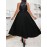 Elegant Sleeveless Sequin Top & Black Flare Midi Dress - Perfect for Casual Weekend Attire, Allseason Versatile Dress|Sequin Embellished Top|Stretchy Fabric