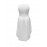Plus Size, Women's Elegant Sleeveless Round Neck Formal Party Mini Dress - A-Line Silhouette with Flared Skirt, Machine Washable White Evening Gown for Weddings, Proms & Special Occasions, All-Season Wear