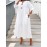 [Elegant V-Neck Maxi Dress] Plus Size - Plus Size, Women's Plus Size Elegant V-Neck Long Sleeve Shirt Dress - Formal & Everyday Maxi Dress With Golden Floral Buttons, Non-Stretchy Fabric, A-Line Silhouette For Fall/Winter - Office, Party, Casual Outfits, Office Attire