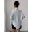 Plus Size, Plus Size Women's Oversized Winter Sweater - Elegant High Neck Batwing Sleeve Pullover, Soft Grey Tunic Top, Cozy Long Sleeve Blouse for Fall & Winter Layering (Machine Washable)
