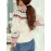 Plus Size - Women'S Plus Size Sweater - Elegant High Neck Pullover with Geometric Pattern in Beige, Pink, Brown, Blue - Soft Warm Winter Sweater for Everyday, Party, Formal Outfits - Fall/Winter Clothing for Women, Sweater, Party Attire, Ribbed Detailing, Cozy Fabric, Casual Wear, Vintage Style, Durable Material, Stylish Top, Fashion Lovers