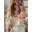 Plus Size - Women'S Plus Size Sweater - Elegant High Neck Pullover with Geometric Pattern in Beige, Pink, Brown, Blue - Soft Warm Winter Sweater for Everyday, Party, Formal Outfits - Fall/Winter Clothing for Women, Sweater, Party Attire, Ribbed Detailing, Cozy Fabric, Casual Wear, Vintage Style, Durable Material, Stylish Top, Fashion Lovers