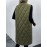 Chic Plus Size Sleeveless Vest - Casual Zip-Up, Warm Puffer Jacket for Women, Solid Color with Stand Collar