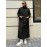 [Plus Size | Winter Coat] Plus Size Winter Coat - Women's Plush-Lined Thickened Warm Stand Collar for -10°C, Large Pockets, Machine Washable Elegant Outerwear in Brown & Maroon (Elegant Special Collection)