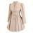 Plus Size - Women'S Elegant Trench Coat - Structured Lapel Collar, Button Front Closure, Non-Stretch Fabric, Chic Office to Party Outerwear for Women, Spring/fall Everyday & Formal Events, Spring Outerwear, Classic Design