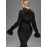 Plus Size - Plus Size, Women'S Gothic Elegant Blouse - Bat Wing Collar & Long Sleeves, Button-Front Shirt for Halloween, Costume Parties, Everyday Gothic Outfits - Non-Stretch Formal Attire, Halloween Outfit, Vintage Aesthetic, Decorative Buttons, Statement Piece, Alternative Fashion